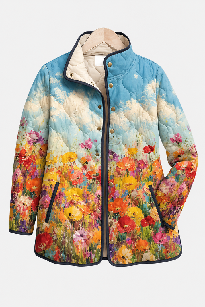 Margaret | Floral Quilted Jacket