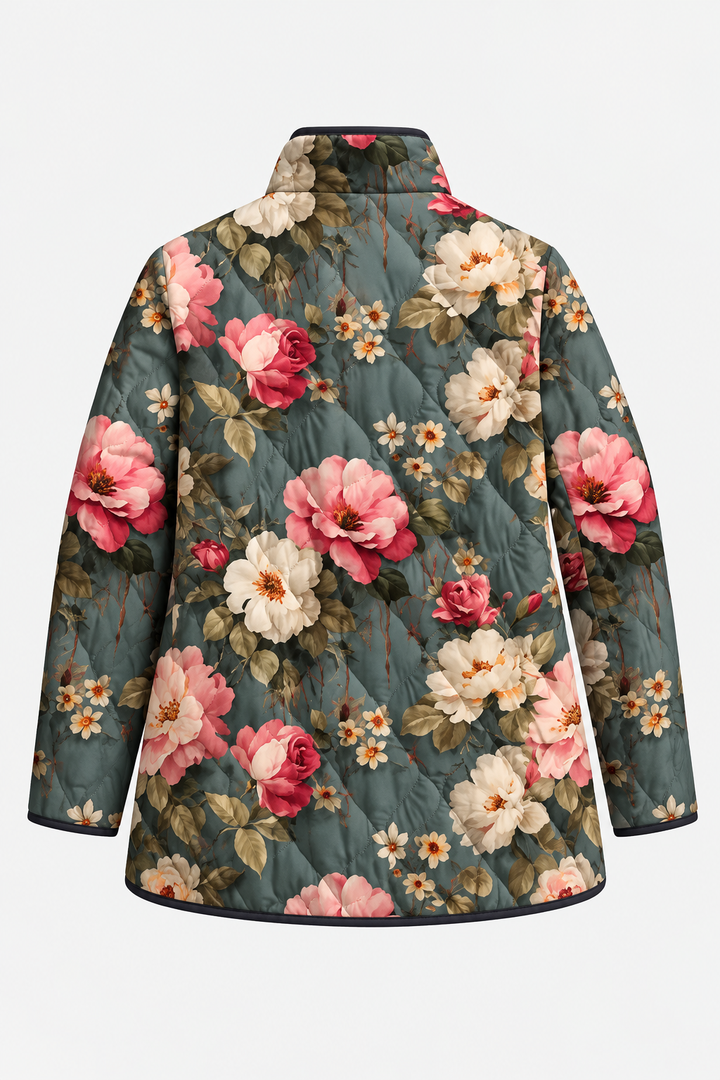 Carolyn | Floral Quilted Jacket