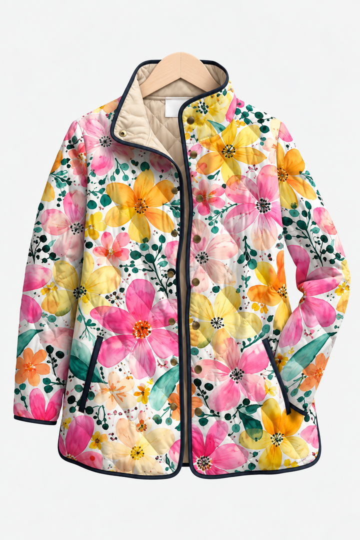Patricia | Floral Quilted Jacket