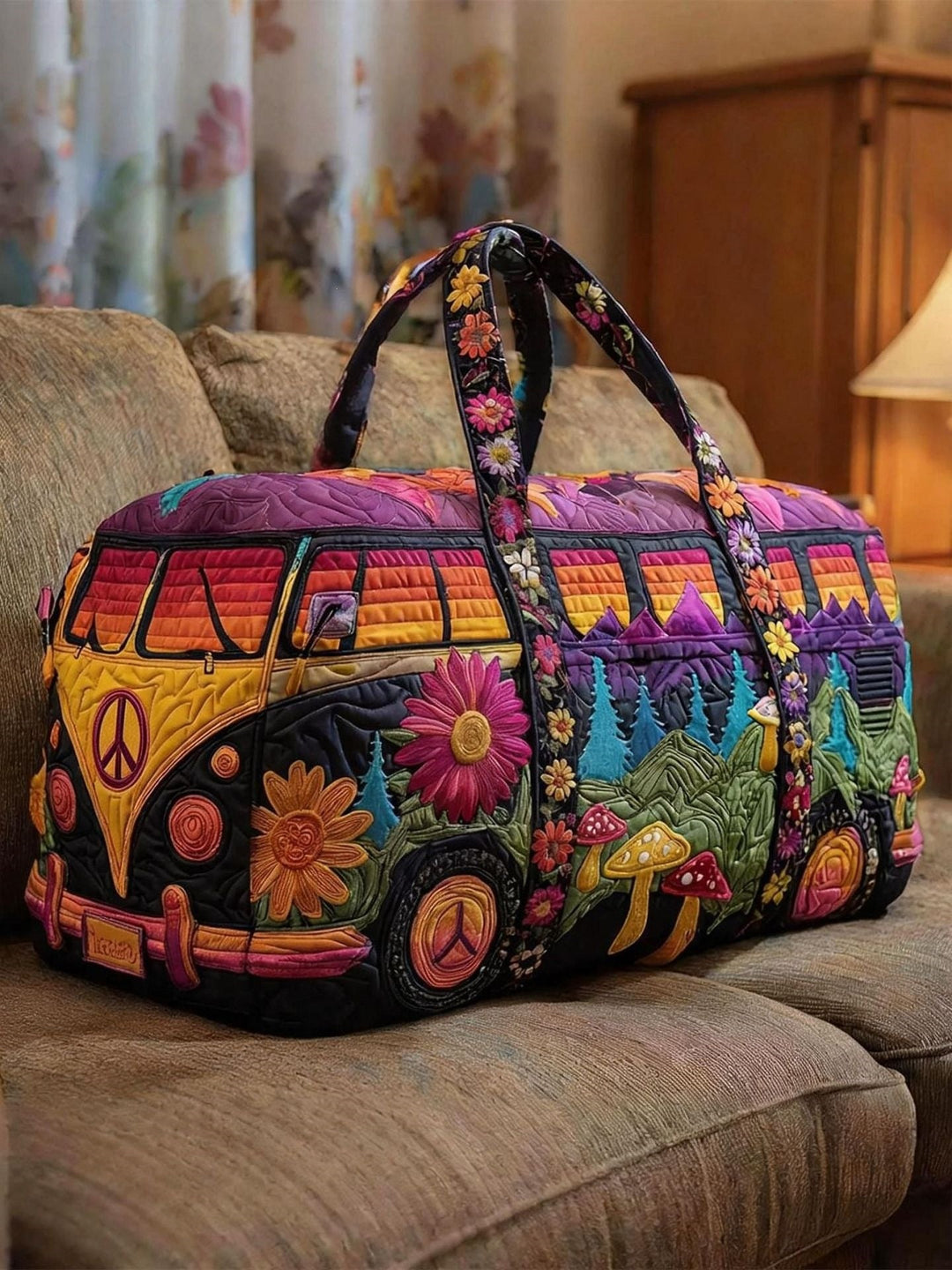 Linda | Quilted Travel Duffle Bag
