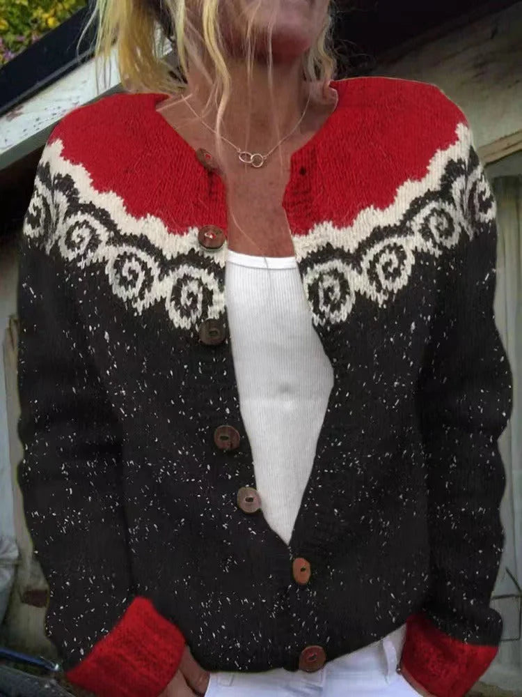 Ruth | Handmade Pattern Knit Cardigan